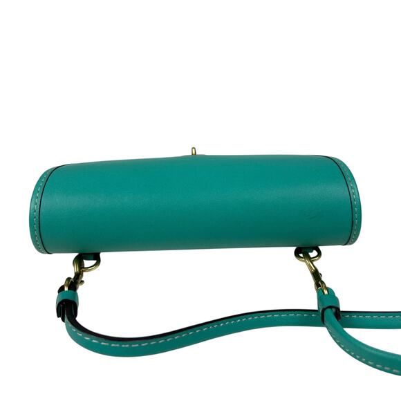 Coach 1941 Rare Teal Sunglasses Bag Front Clasp Case with Strap - Picture 6 of 10